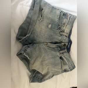 Denim shorts